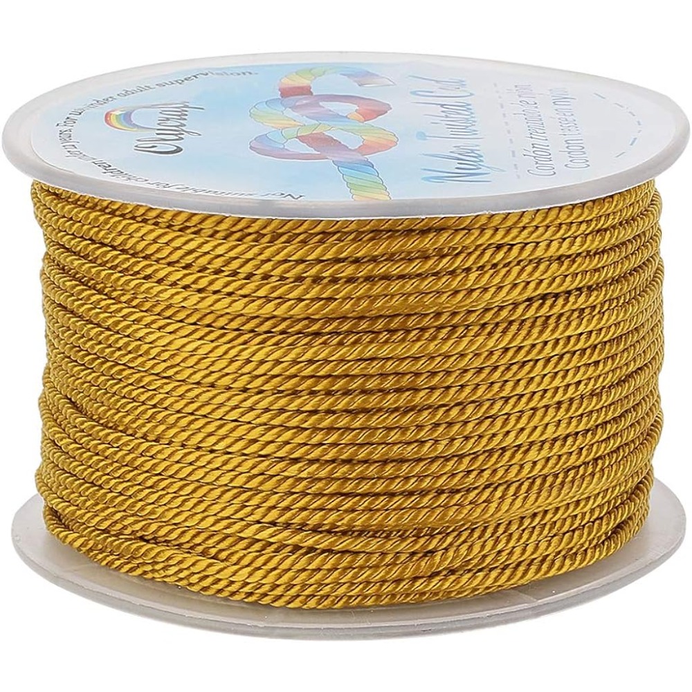 Cord Trim Twisted - Cabo de nylon trançado de cetim,