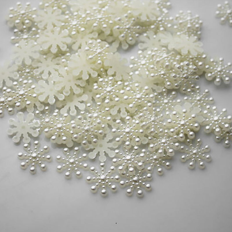 Christmas Craft Embellishment - Resina de flocos de nece com