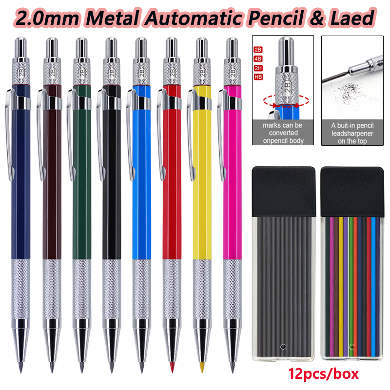 Staedtler Pencil Lumocolor - Novo lápis mecânico de metal multicolorido,