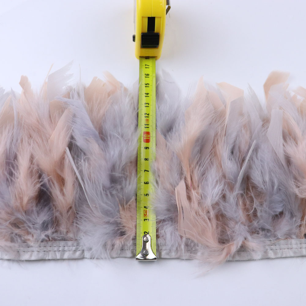 Franja de Plumas Naturais de M - Feather Trim Marabou avaliação e preço