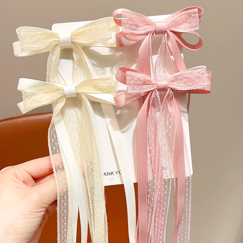 Doce crianças bowknot grampos  - Tassel Fringe Trim avaliação e preço