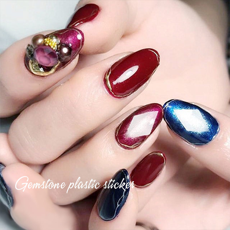 1 folha de unha pedra preciosa - Glitter Vinyl Roll avaliação e preço