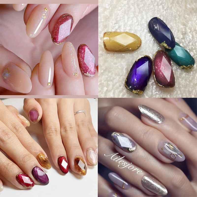 1 folha de unha pedra preciosa - Glitter Vinyl Roll avaliação e preço