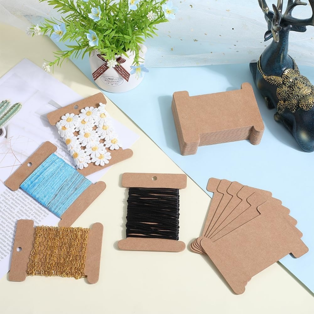 50 pçs carretel de papelão em  - Organza Ribbon Spool avaliação e preço