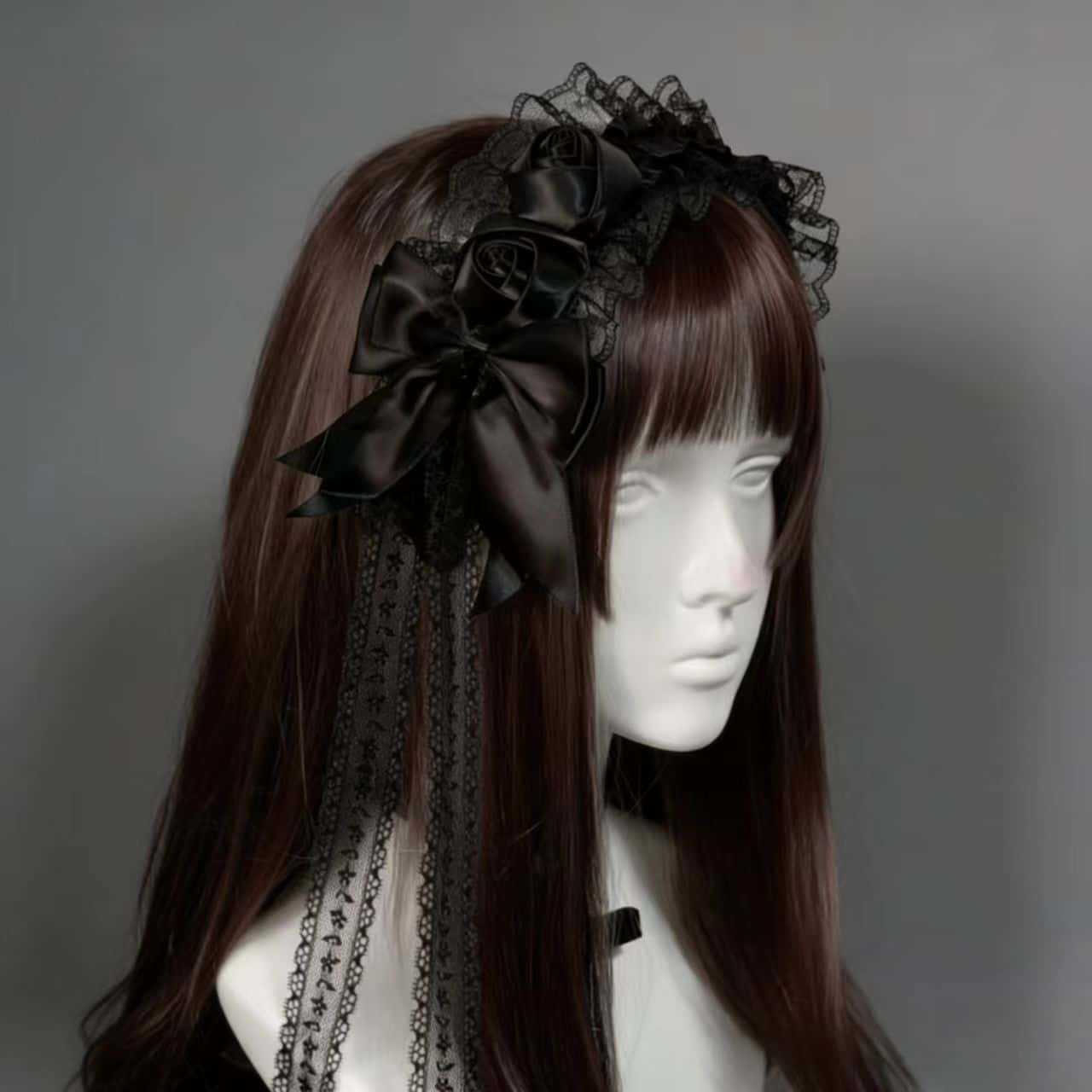 Faixas de Cabelo Góticas Lolit - Tassel Fringe Trim avaliação e preço