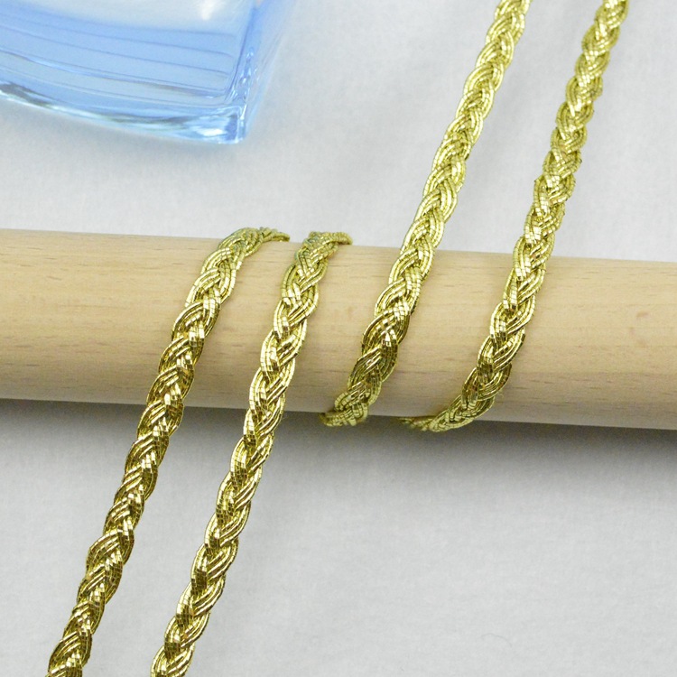 Fita Trançada Metálica Dourada - Cord Trim Twisted avaliação e preço