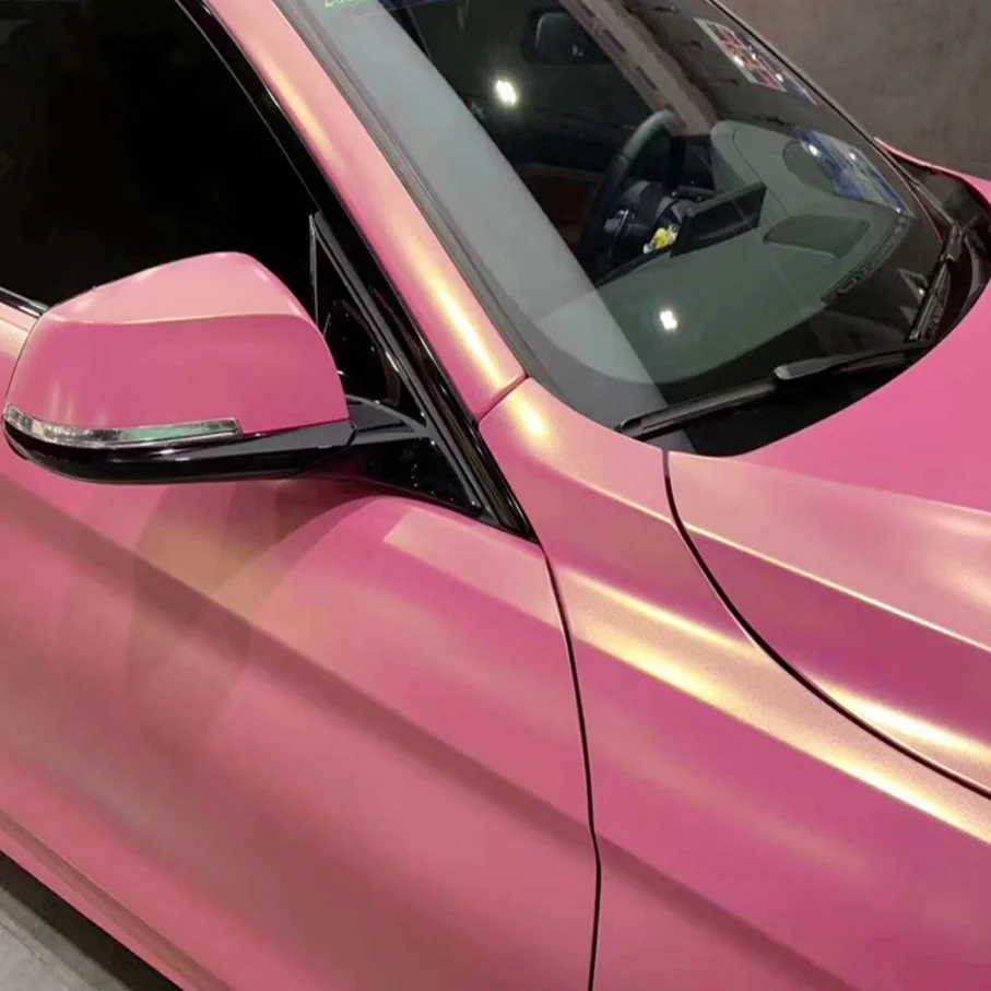 Envoltório de vinil rosa com g - Glitter Vinyl Roll avaliação e preço