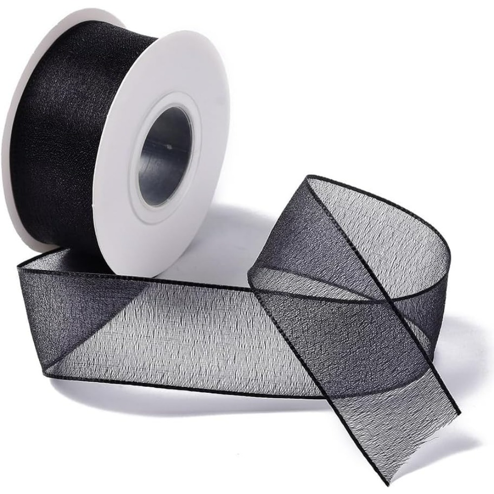 1 Polegada fita de organza pre - Organza Ribbon Spool avaliação e preço