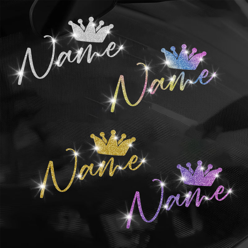 1PC Adesivos Personalizados de - Glitter Vinyl Roll avaliação e preço