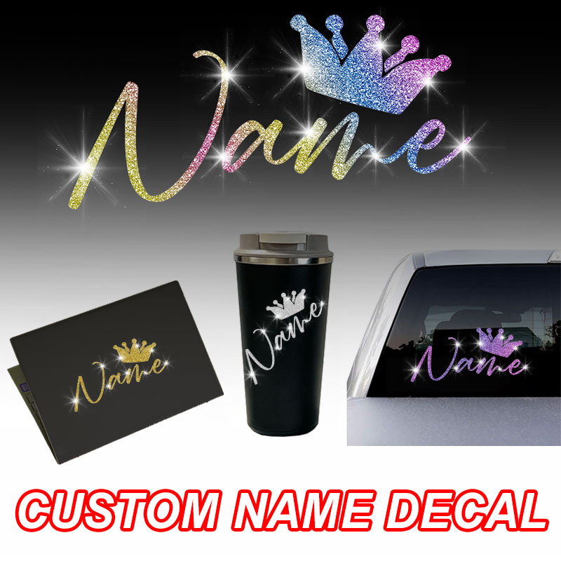 1PC Adesivos Personalizados de - Glitter Vinyl Roll avaliação e preço