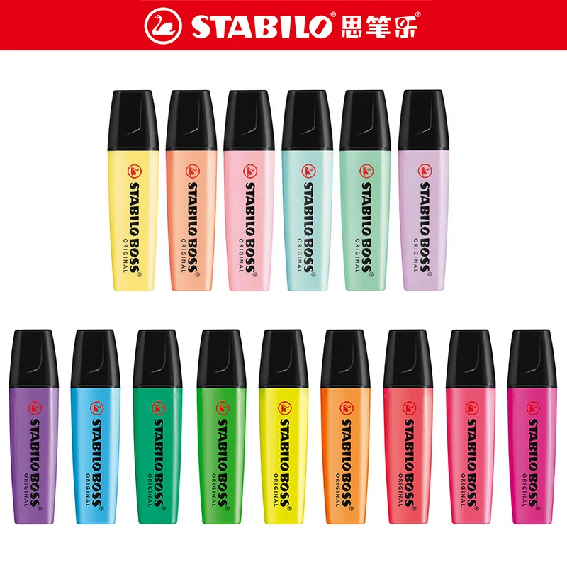 Canetas Marcadoras STABILO em  - Stabilo Marker Boss avaliação e preço