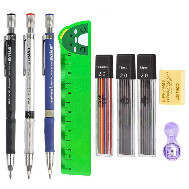 Conjunto de lápis mecânicos 2. - Staedtler Pencil Lumocolor avaliação e preço