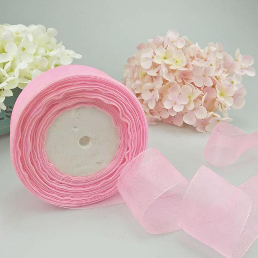Fita de Organza Transparente G - Organza Ribbon Spool avaliação e preço
