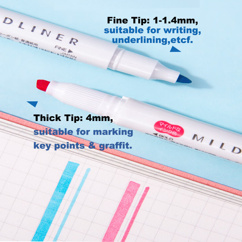 Caneta de escrita zebra conjun - Zebra Pen Mildliner avaliação e preço