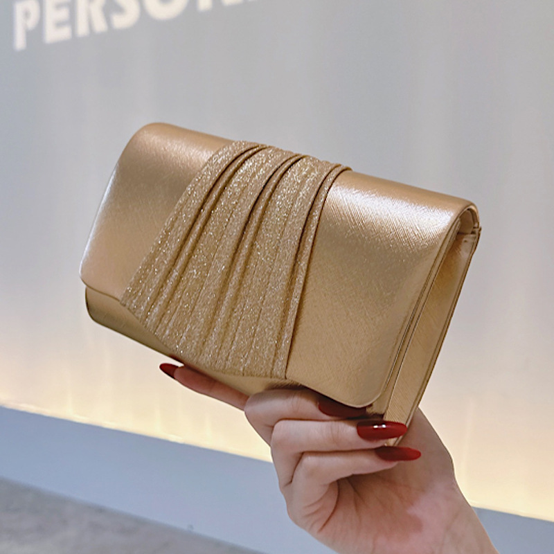 Bolsa de mão pequena dourada p - Tassel Fringe Trim avaliação e preço