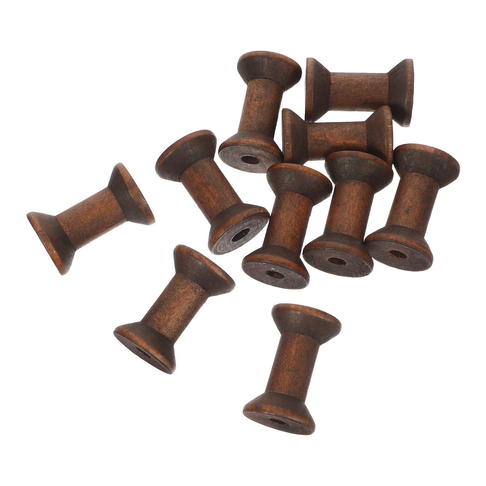10 Peças de Bobinas de Madeira - Organza Ribbon Spool avaliação e preço