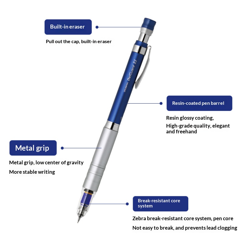 Lápis mecânico de metal japonê - Staedtler Pencil Lumocolor avaliação e preço