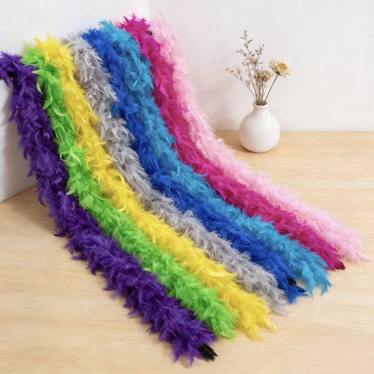 Boa de Penas de Marabu Turcas  - Feather Trim Marabou avaliação e preço