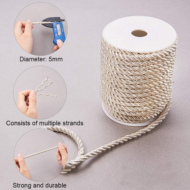 Cerca de 50 pés artesanato cor - Cord Trim Twisted avaliação e preço